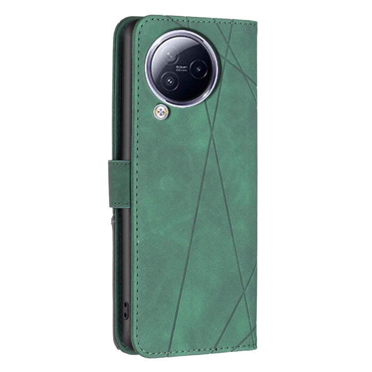 For Xiaomi Civi 3 5G Magnetic Buckle Rhombus Texture Leather Phone Case