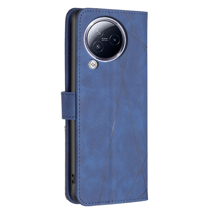 For Xiaomi Civi 3 5G Magnetic Buckle Rhombus Texture Leather Phone Case