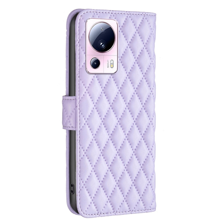 For Xiaomi 13 Lite / Civi 2 Diamond Lattice Wallet Leather Flip Phone Case