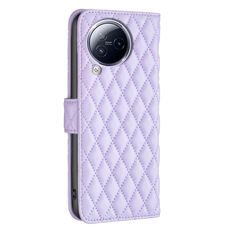 For Xiaomi Civi 3 5G Diamond Lattice Wallet Leather Flip Phone Case