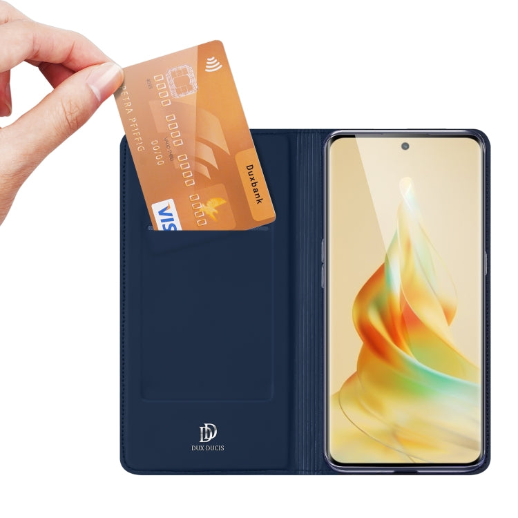 For OPPO Reno8 T 5G DUX DUCIS Skin Pro Series Horizontal Flip Phone Leather Case
