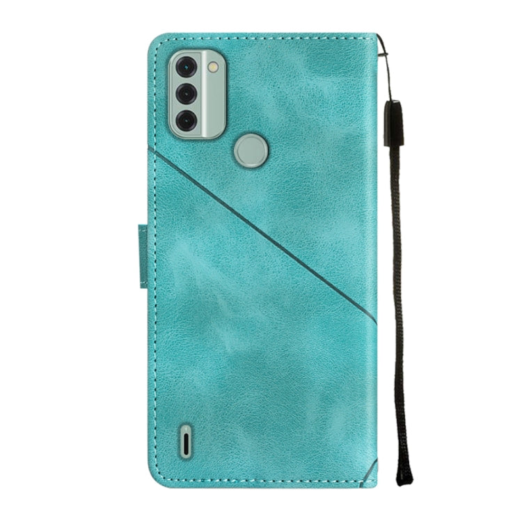 For Nokia C31 Skin-feel Embossed Leather Phone Case