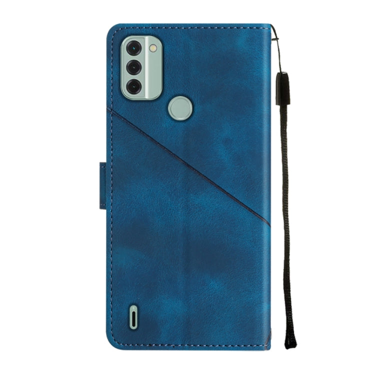 For Nokia C31 Skin-feel Embossed Leather Phone Case
