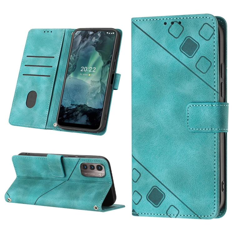For Nokia G21 / G11 Skin-feel Embossed Leather Phone Case