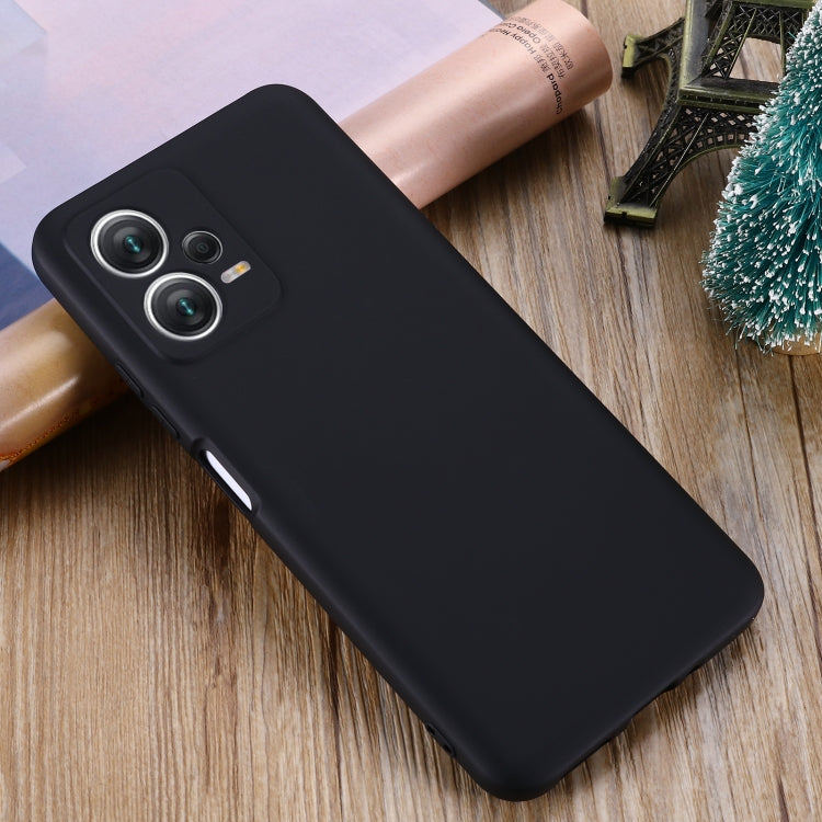 For Xiaomi Redmi Note 12 5G India / Poco X5 Pure Color Liquid Silicone Shockproof Full Coverage Phone Case