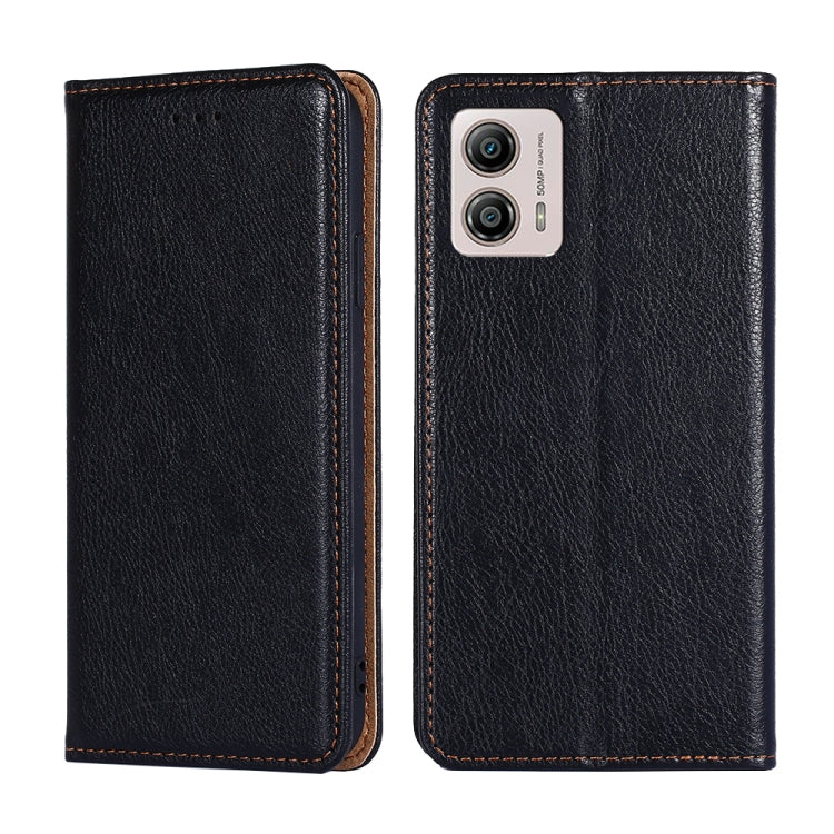 For Motorola Moto G53 5G/G13 4G/G23 4G Gloss Oil Solid Color Magnetic Leather Phone Case