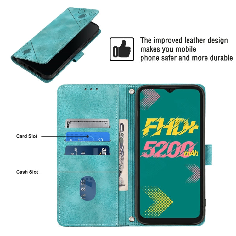 For Infinix Hot 11 Skin-feel Embossed Leather Phone Case
