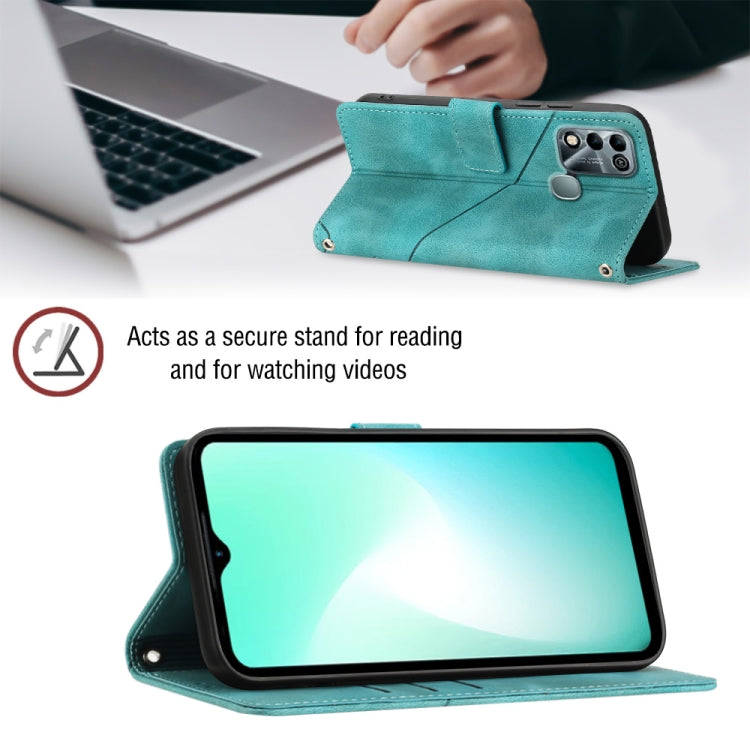 For Infinix Hot 11 Play / Hot 10 Play / Hot 9 Play Skin-feel Embossed Leather Phone Case