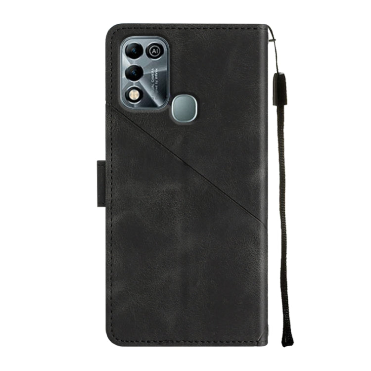 For Infinix Hot 11 Play / Hot 10 Play / Hot 9 Play Skin-feel Embossed Leather Phone Case