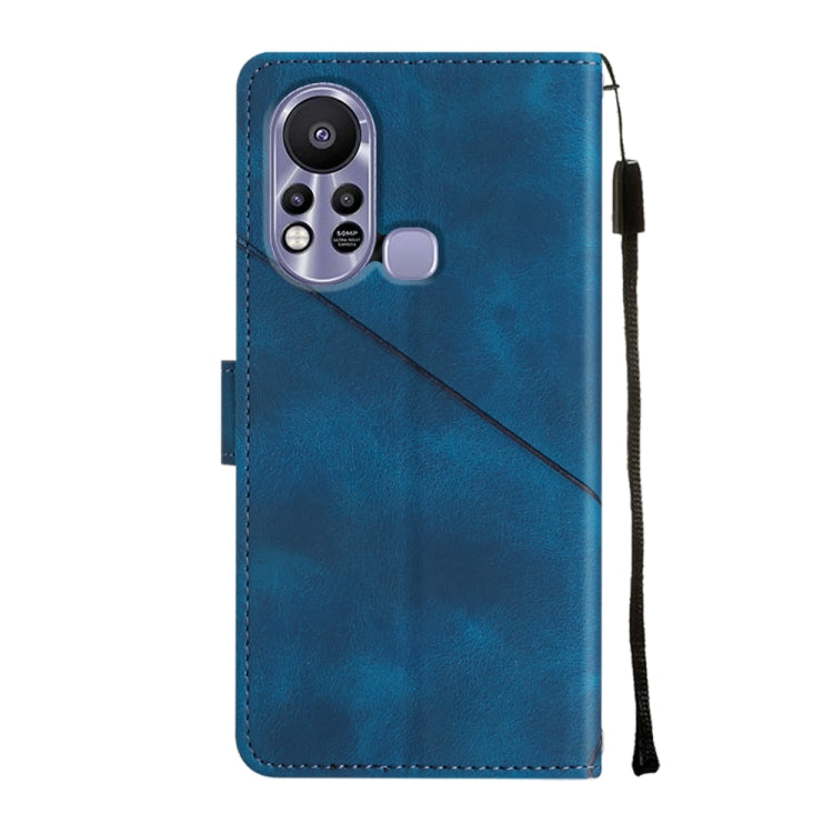 For Infinix Hot 11s Skin-feel Embossed Leather Phone Case