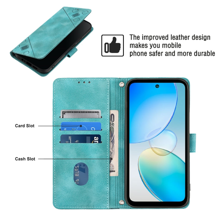For Infinix Hot 12i X665 Skin-feel Embossed Leather Phone Case