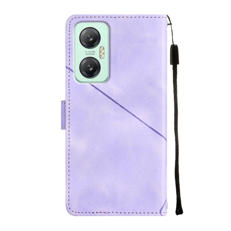 For Infinix Hot 20 5G X666 Skin-feel Embossed Leather Phone Case