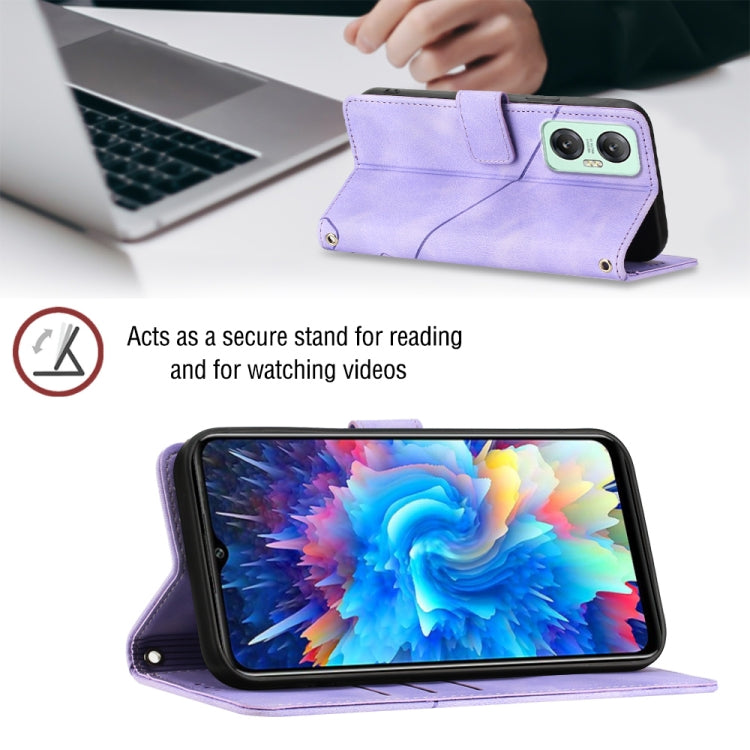 For Infinix Hot 20 5G X666 Skin-feel Embossed Leather Phone Case