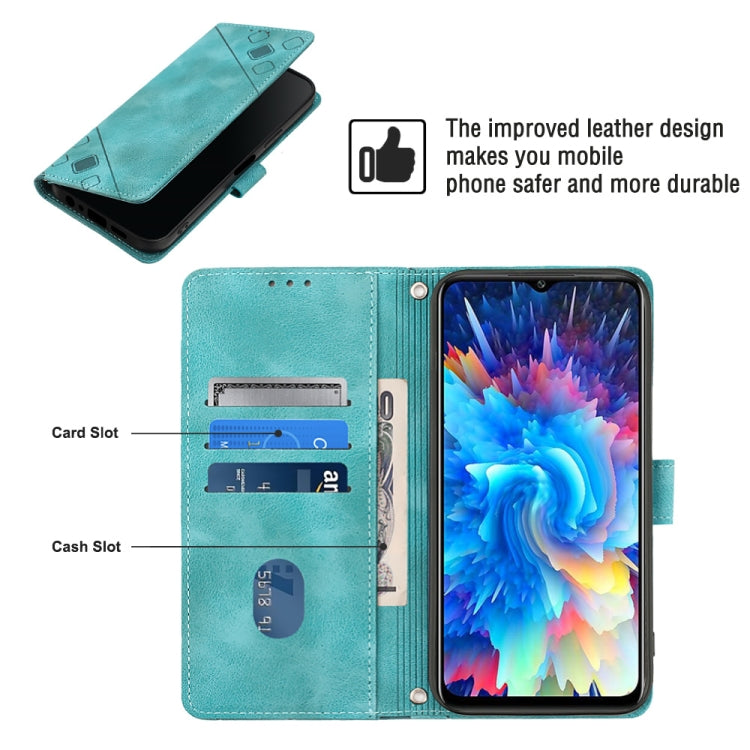 For Infinix Hot 20 5G X666 Skin-feel Embossed Leather Phone Case