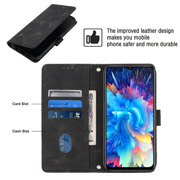 For Infinix Hot 20 5G X666 Skin-feel Embossed Leather Phone Case