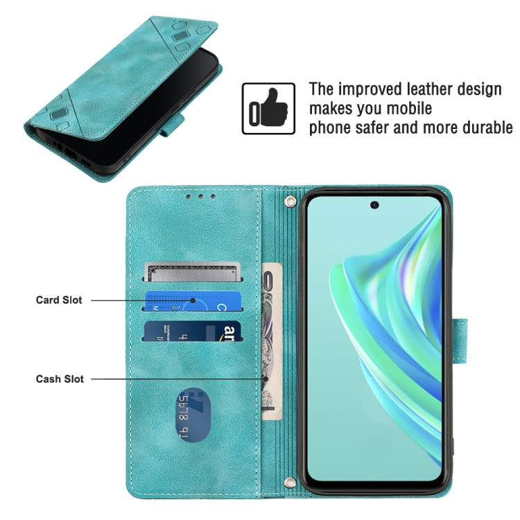 For Infinix Hot 20 Play Skin-feel Embossed Leather Phone Case