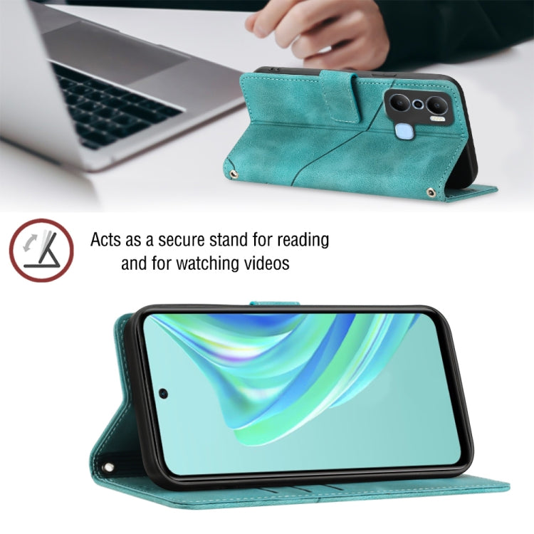 For Infinix Hot 20 Play Skin-feel Embossed Leather Phone Case