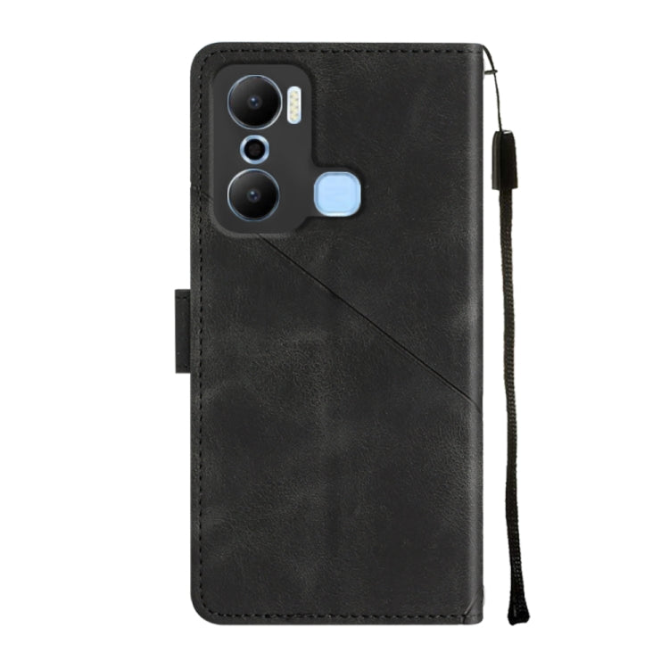 For Infinix Hot 20 Play Skin-feel Embossed Leather Phone Case