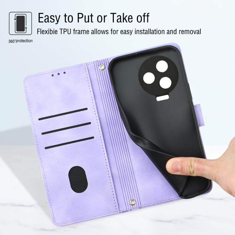 For Infinix Note 12 Pro 4G Skin-feel Embossed Leather Phone Case