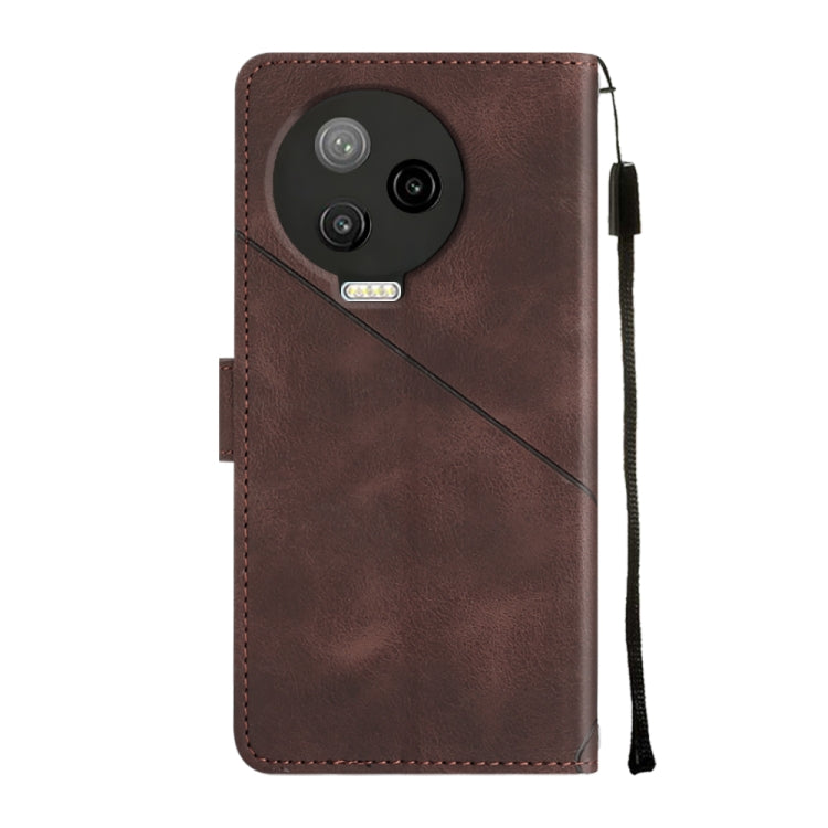 For Infinix Note 12 Pro 4G Skin-feel Embossed Leather Phone Case