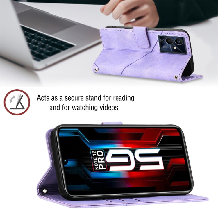 For Infinix Note 12 5G / Note 12 Pro 5G Skin-feel Embossed Leather Phone Case