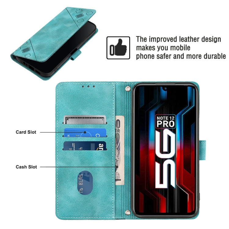 For Infinix Note 12 5G / Note 12 Pro 5G Skin-feel Embossed Leather Phone Case