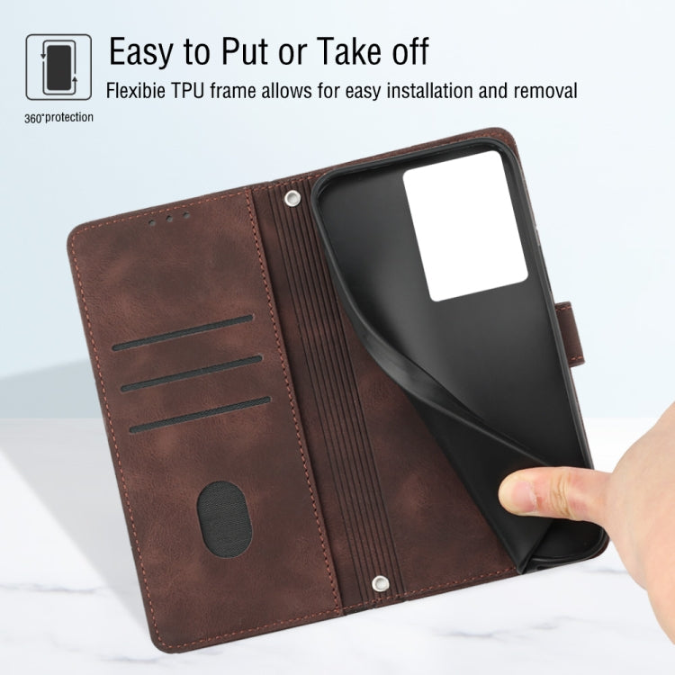 For Infinix Note 12 5G / Note 12 Pro 5G Skin-feel Embossed Leather Phone Case