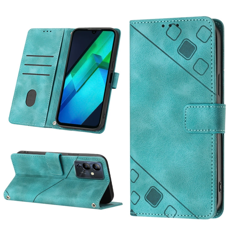 For Infinix Note 12i X6819 Skin-feel Embossed Leather Phone Case
