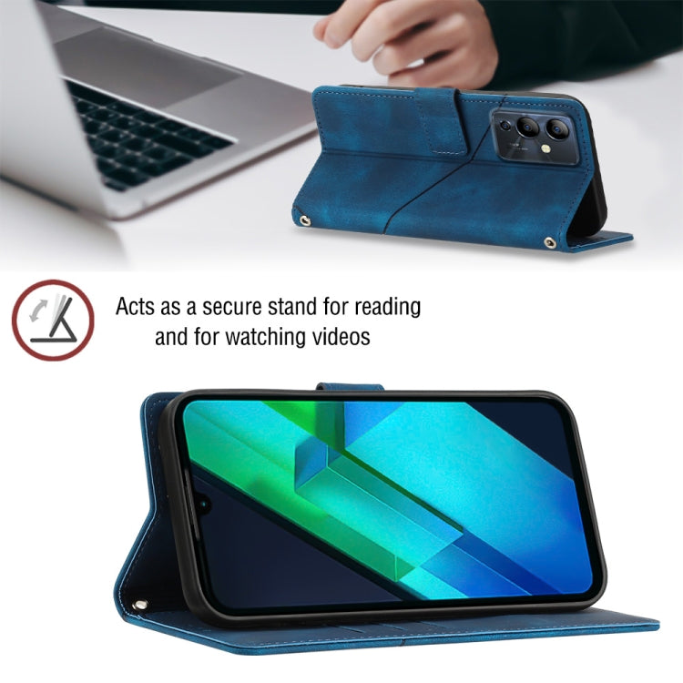 For Infinix Note 12i X6819 Skin-feel Embossed Leather Phone Case