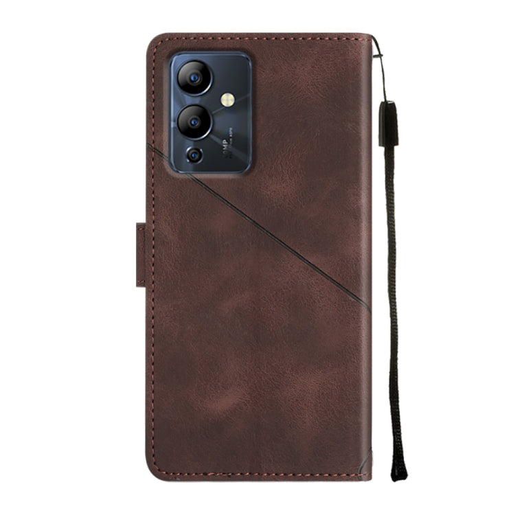 For Infinix Note 12i X6819 Skin-feel Embossed Leather Phone Case