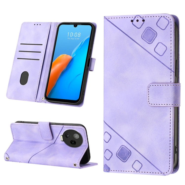 For Infinix Note 20 X676C Skin-feel Embossed Leather Phone Case