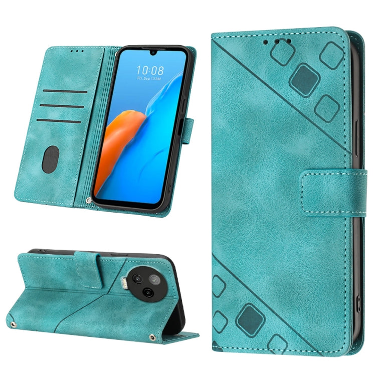 For Infinix Note 20 X676C Skin-feel Embossed Leather Phone Case