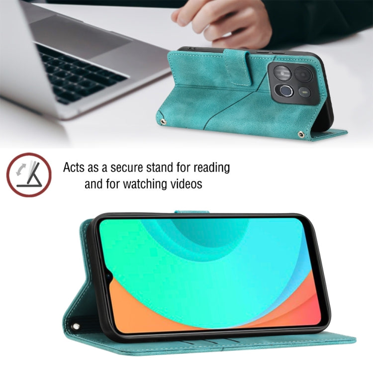 For Infinix Smart 7 X6515 Skin-feel Embossed Leather Phone Case