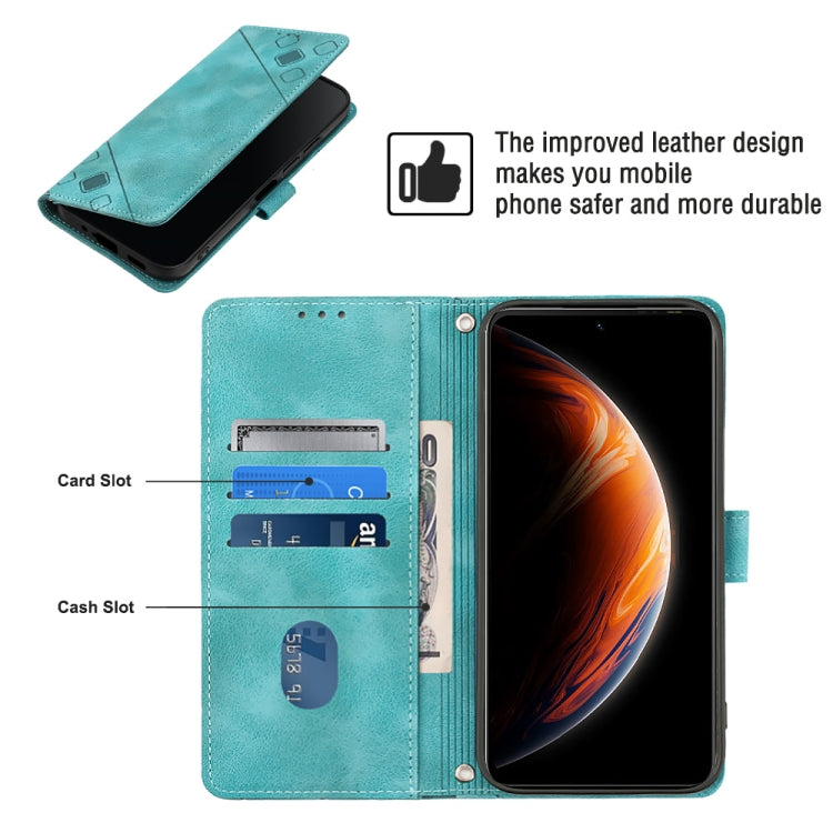 For Infinix Zero X / Zero X Pro X6811 Skin-feel Embossed Leather Phone Case