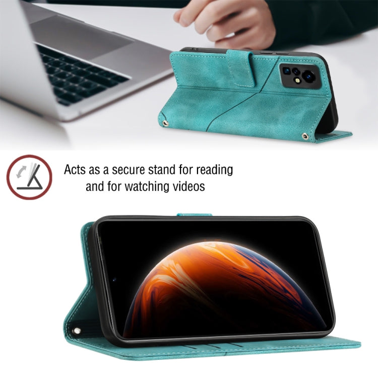 For Infinix Zero X / Zero X Pro X6811 Skin-feel Embossed Leather Phone Case