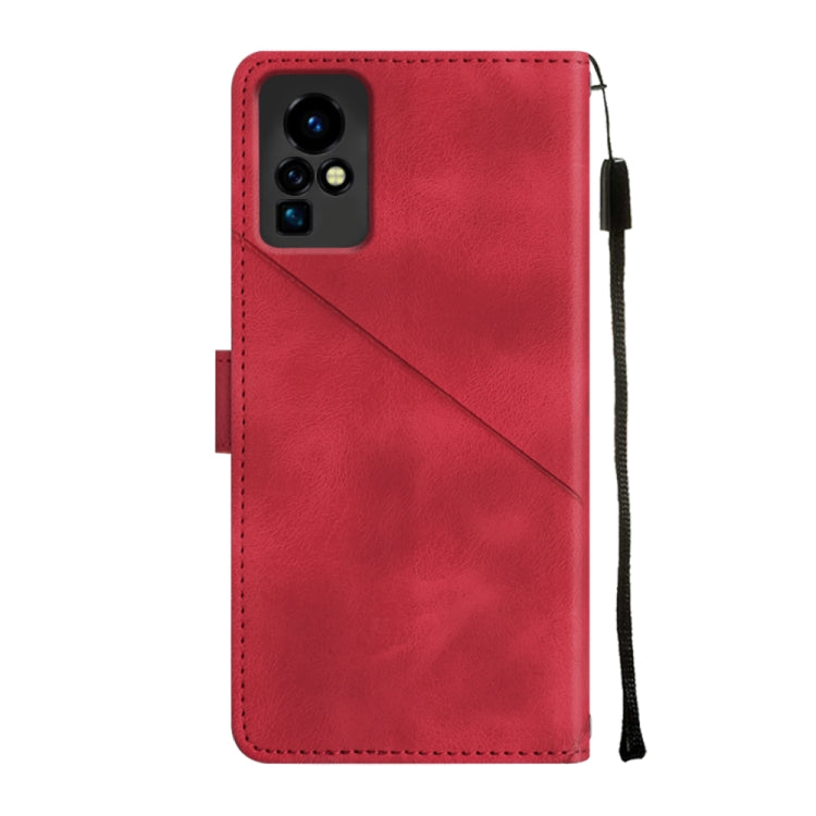 For Infinix Zero X / Zero X Pro X6811 Skin-feel Embossed Leather Phone Case