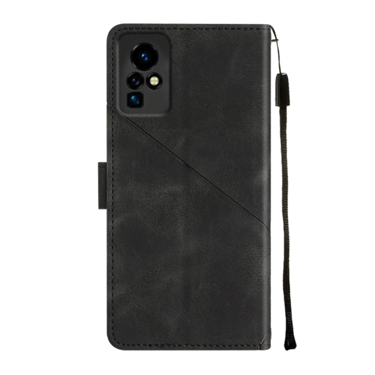 For Infinix Zero X / Zero X Pro X6811 Skin-feel Embossed Leather Phone Case