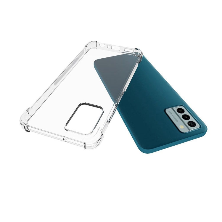 For Nokia G22 Shockproof Non-slip Thickening TPU Phone Case(Transparent)