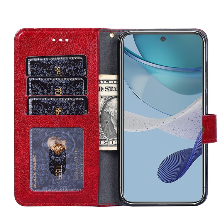 For Kyocera Android One S10 Zipper Bag Leather Phone Case