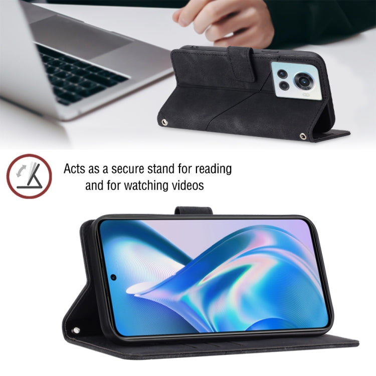 For OnePlus ACE 5G Skin-feel Embossed Leather Phone Case