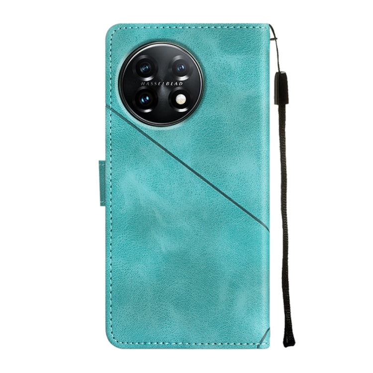 For OnePlus 11 Skin-feel Embossed Leather Phone Case
