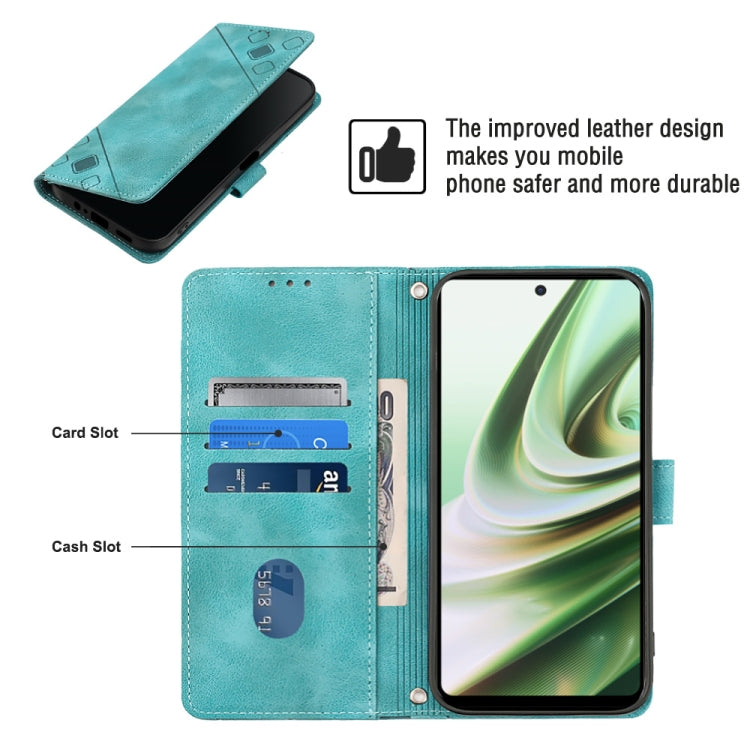 For OnePlus Nord CE 3 5G Skin-feel Embossed Leather Phone Case