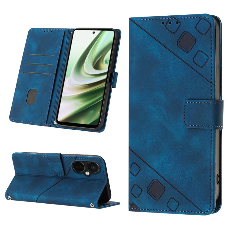 For OnePlus Nord CE 3 5G Skin-feel Embossed Leather Phone Case