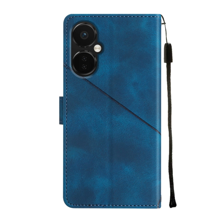 For OnePlus Nord CE 3 5G Skin-feel Embossed Leather Phone Case