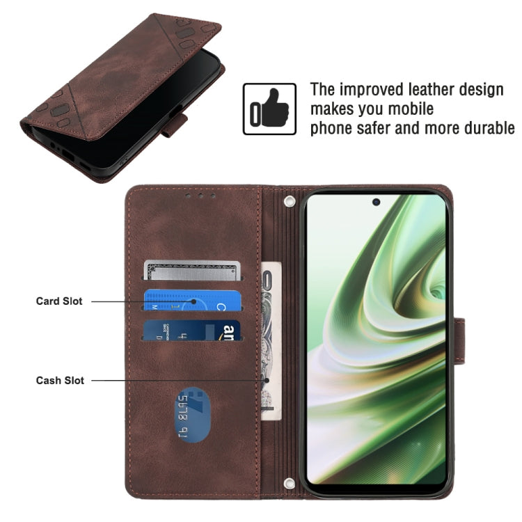 For OnePlus Nord CE 3 5G Skin-feel Embossed Leather Phone Case