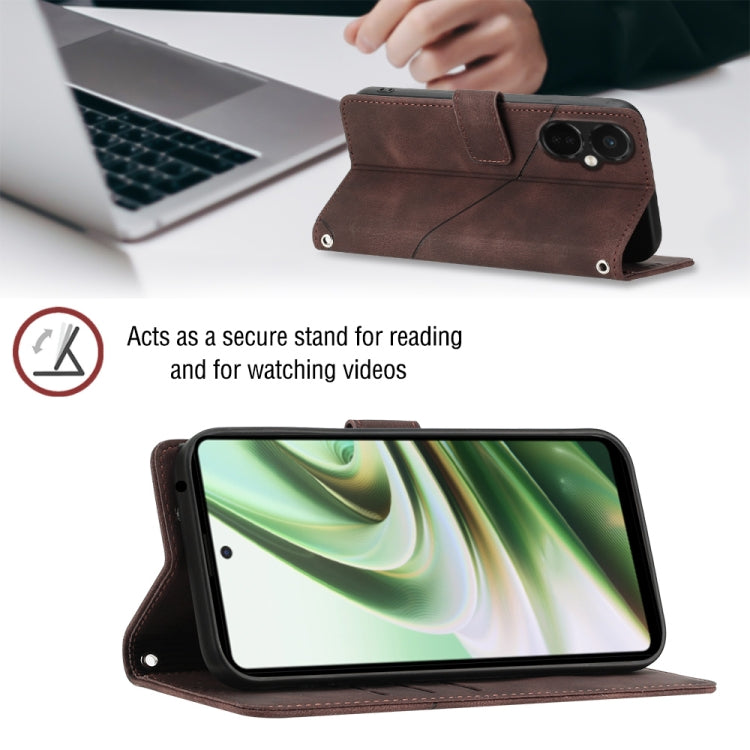 For OnePlus Nord CE 3 5G Skin-feel Embossed Leather Phone Case