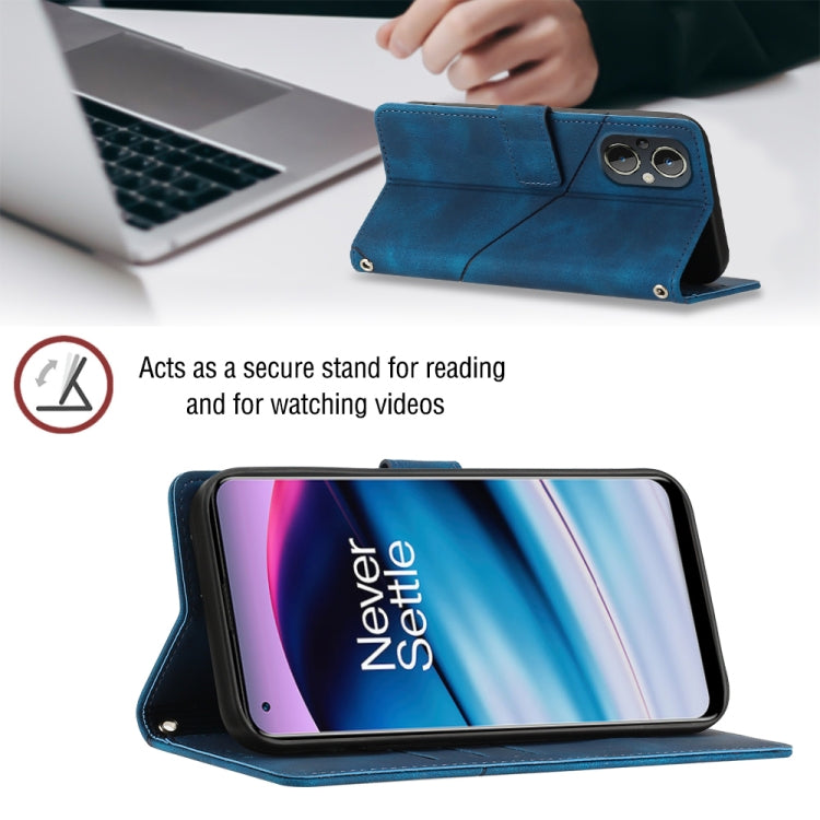 Skin-feel Embossed Leather Phone Case For OnePlus Nord N20 5G / OPPO Reno7 Z / Reno7 Lite / Reno8 Lite 5G Global/ F21 Pro 5G Indian