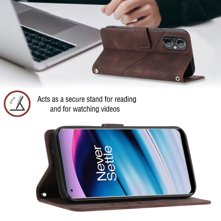 Skin-feel Embossed Leather Phone Case For OnePlus Nord N20 5G / OPPO Reno7 Z / Reno7 Lite / Reno8 Lite 5G Global/ F21 Pro 5G Indian