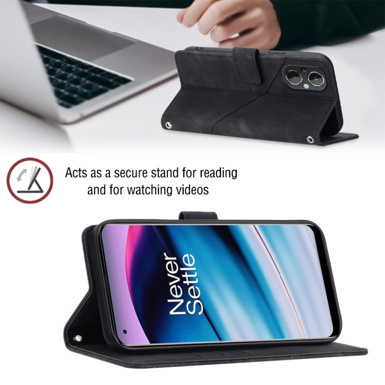 Skin-feel Embossed Leather Phone Case For OnePlus Nord N20 5G / OPPO Reno7 Z / Reno7 Lite / Reno8 Lite 5G Global/ F21 Pro 5G Indian