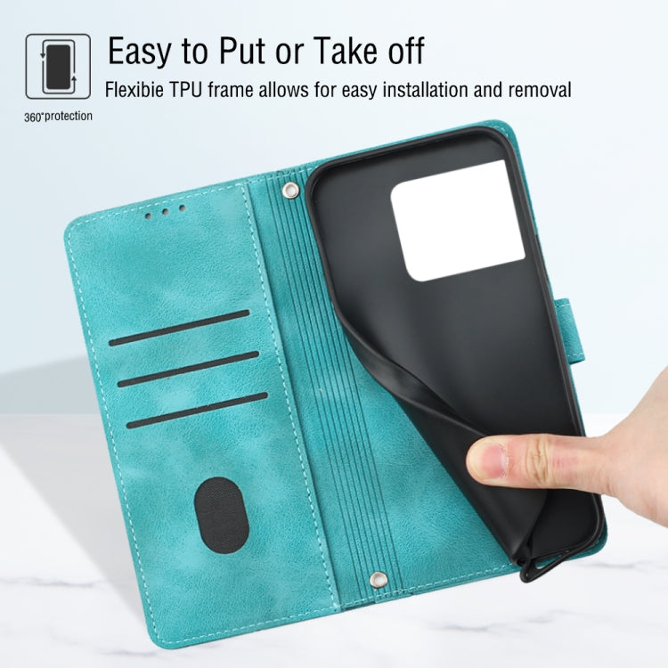 For OnePlus 10 Pro 5G Skin-feel Embossed Leather Phone Case